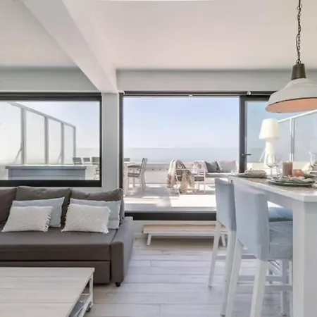 Zeezicht Penthouse Met Groot Terras 아파트 블랑켄베르크